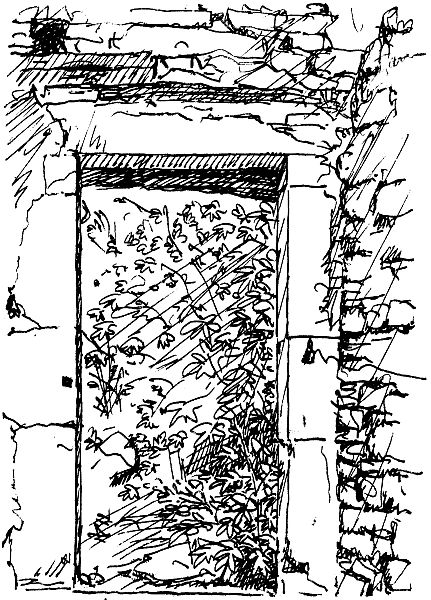 Eingang zu einer Ruine